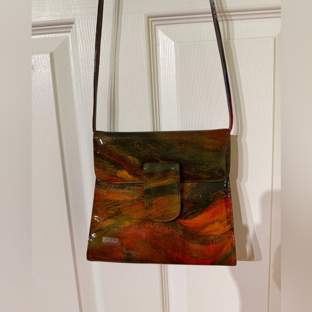 Vintage Loriblu Made in Italy Elegant Multicolor Women's Bag Fall cororway